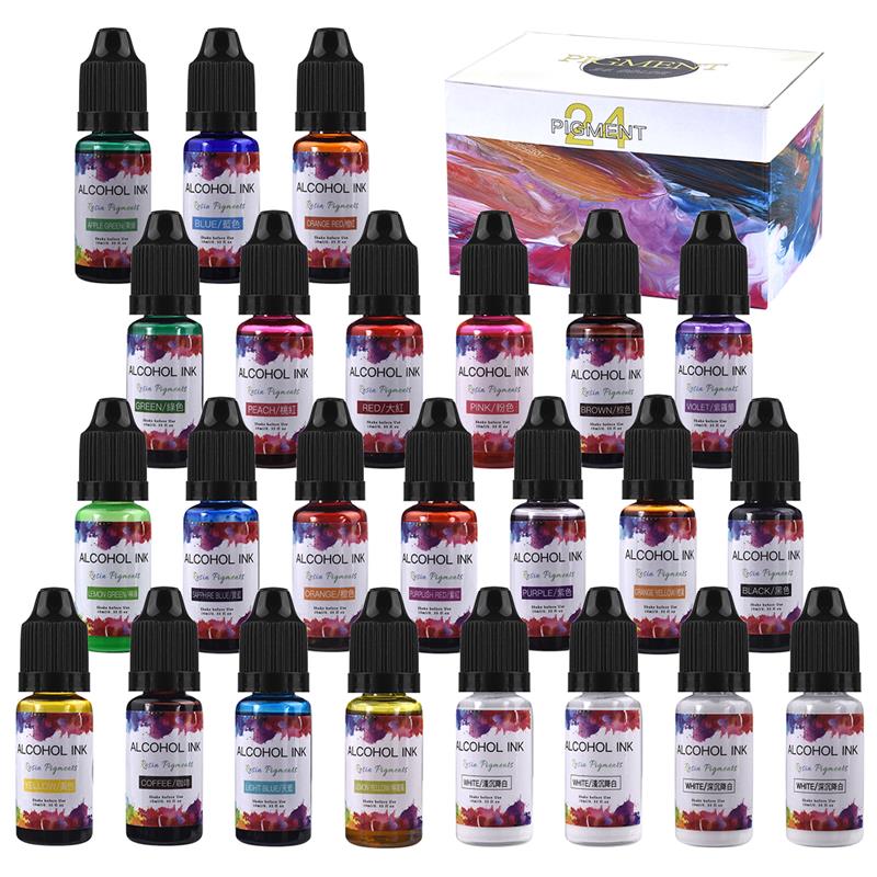 Resin Pigment Set - 24 Kleur/Set 10Ml Hars Pigment Art