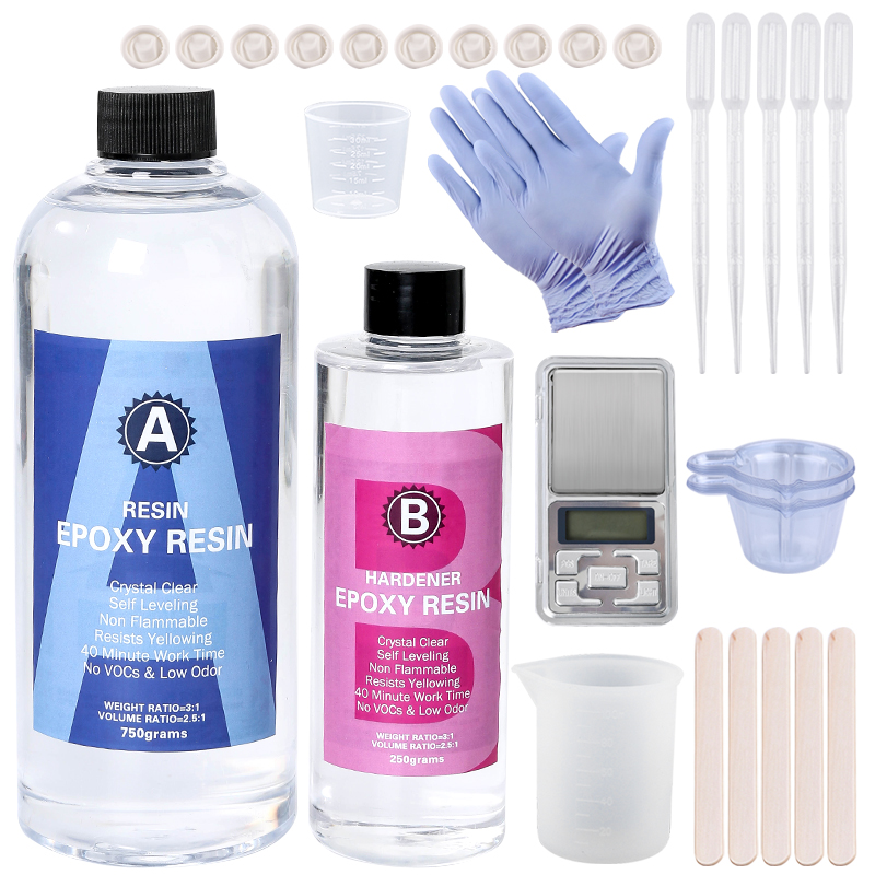 Mixing Cup Silicone - Epoxyhars Kit Kristalhelder Gemakkelijk Mix 3:1