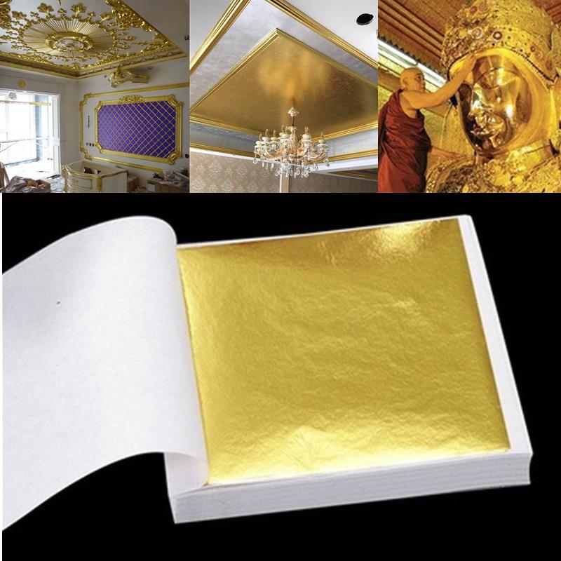 Gold Foil Flakes - 100 Stuks Vellen Puur 24K Bladgoud