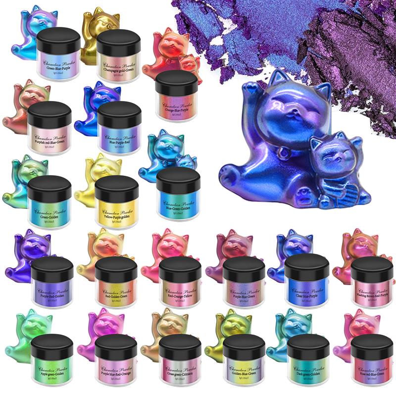 Resin Pigment Set - 3G Spiegelkameleons Harspigment Glitter Magisch Verkleurd