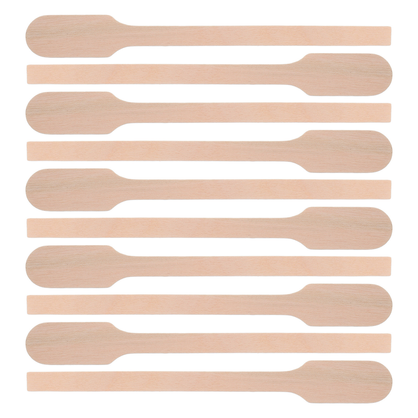 Resin Crafts - 200 stuks houten roerstokjes, platte verfroerstokjes,