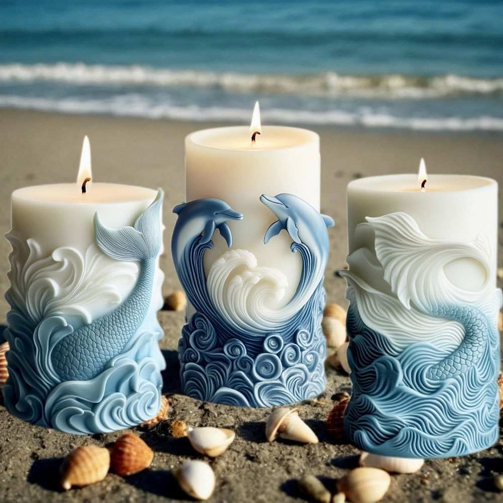 Oceaan Thema Siliconen Kaars S - Resin Ocean Wave Mold recensie en prijs