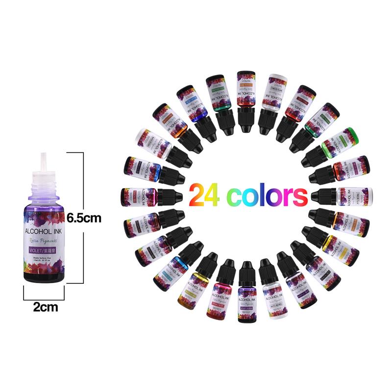 24 Kleur/Set 10Ml Hars Pigment - Resin Pigment Set recensie en prijs