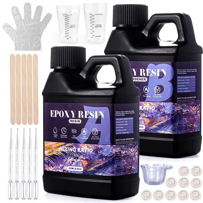Easy Mix 1:1 Epoxyhars Kit Kri - Gold Foil Flakes recensie en prijs