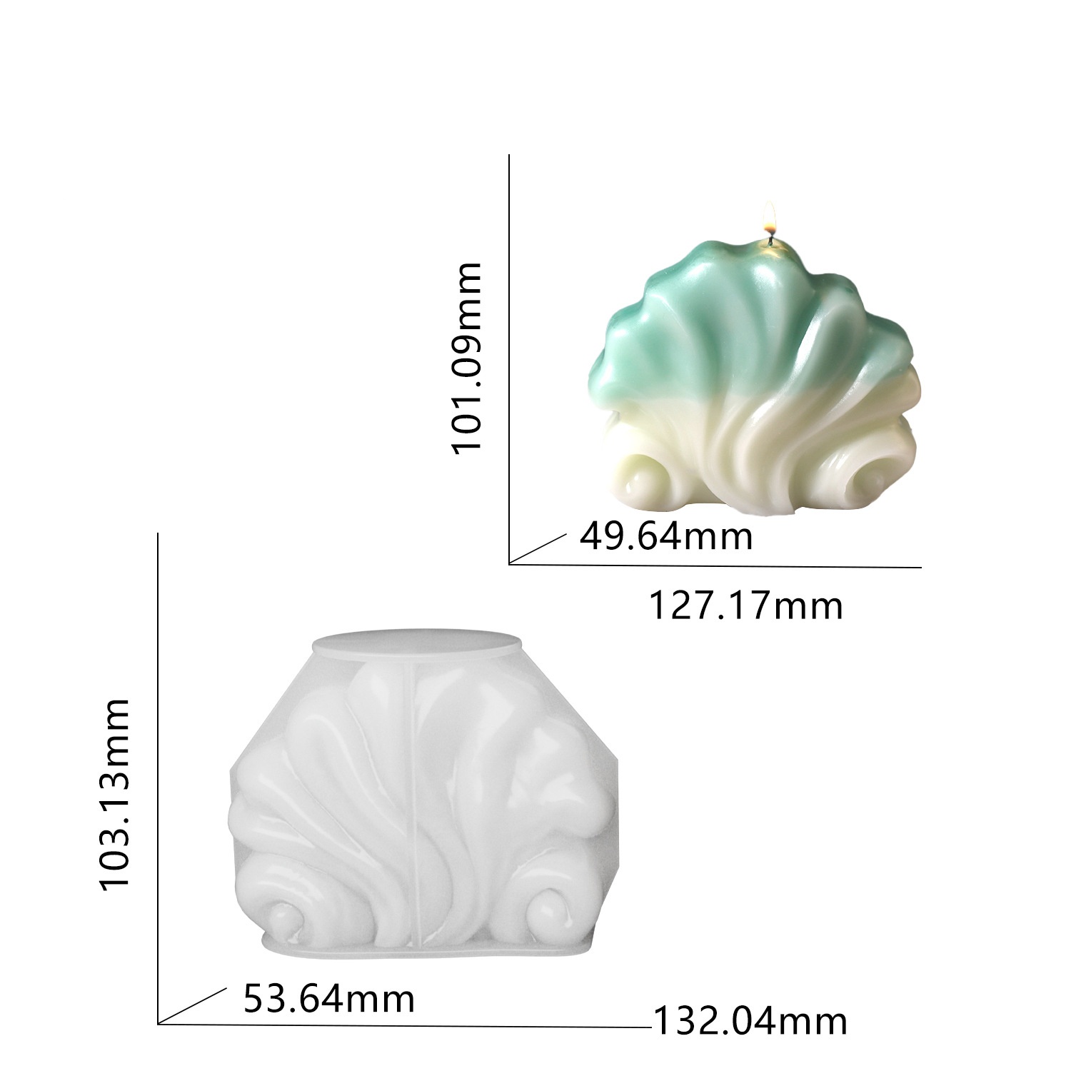 Ocean Shell Kaars Siliconen Ma - Resin Ocean Wave Mold recensie en prijs