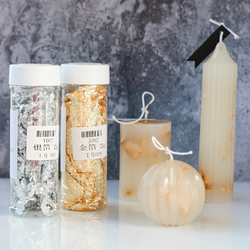 Creatieve Handgemaakte Kaars M - Gold Foil Flakes recensie en prijs