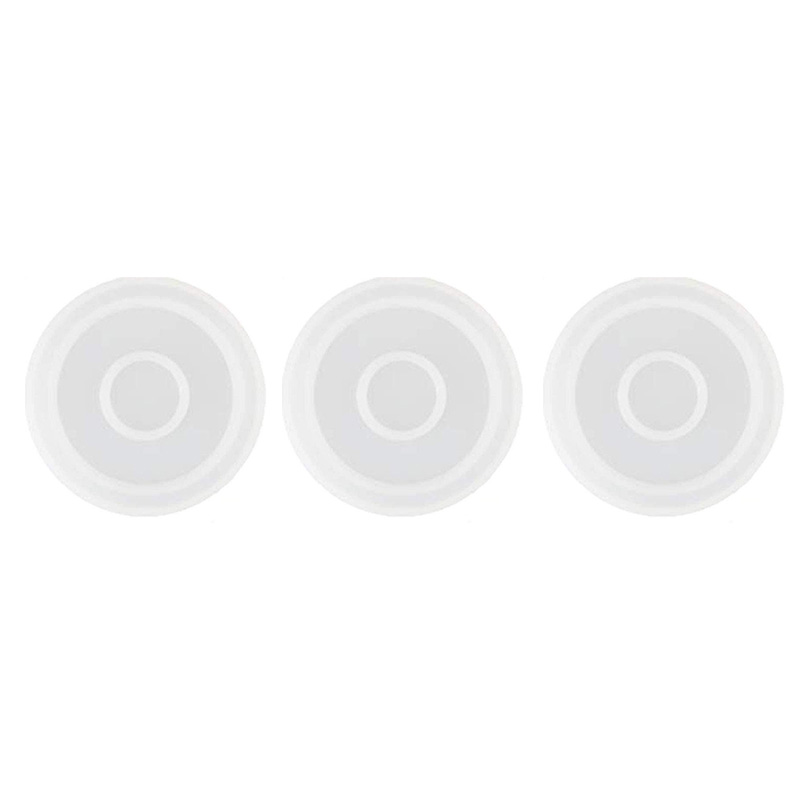 3-pack grote DIY ronde onderze - Coaster Mold Round recensie en prijs